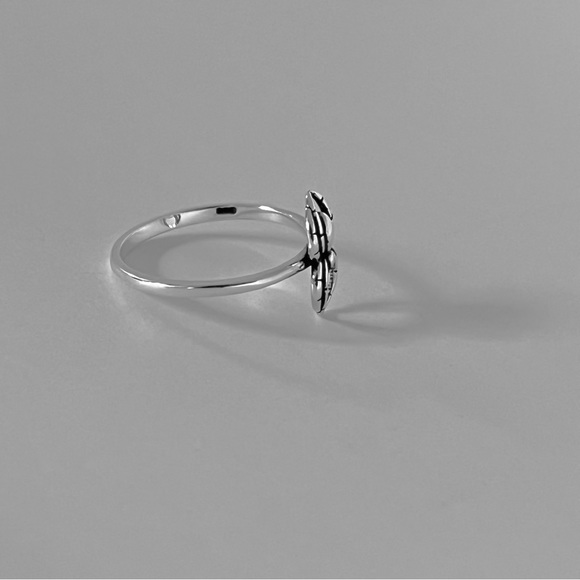 Sterling silver small spider ring, silver spider ring, dainty spider ring - Picture 4 of 9